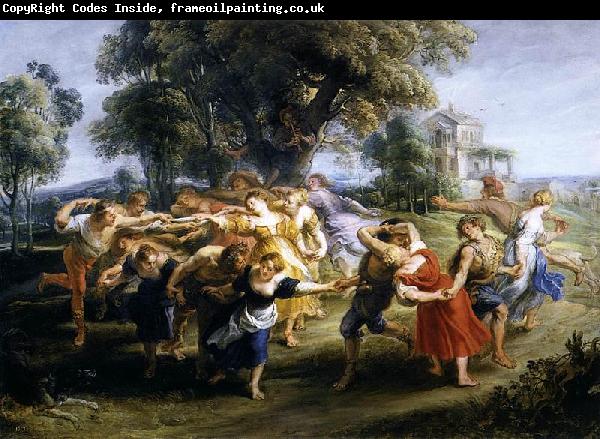 Peter Paul Rubens Dance of Italian Villagers
